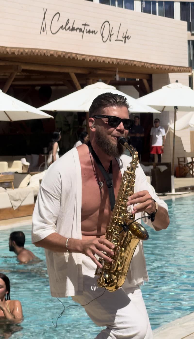 Vladi Sax — live saxophonist at Mallorca events